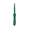 Double-sided universal vibrator ZALO BESS 2, with 4 nozzles and heating, green - 17 - notaboo.es