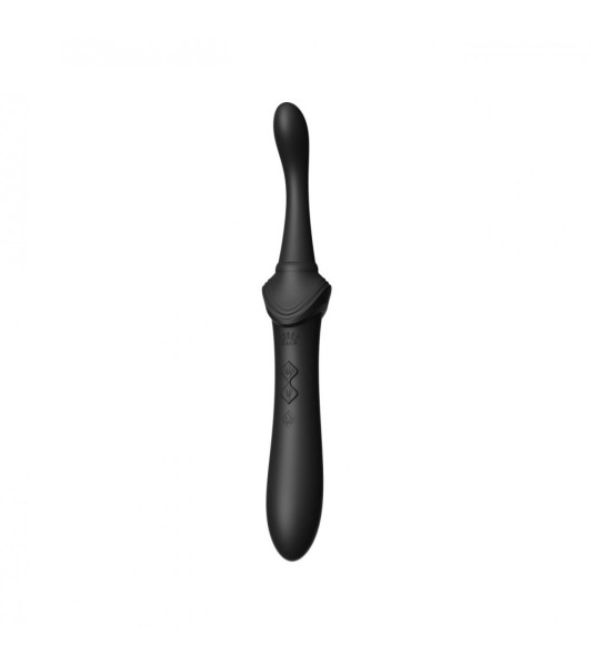 Double-sided universal vibrator ZALO BESS 2, with 4 nozzles and heating, black - 18 - notaboo.es