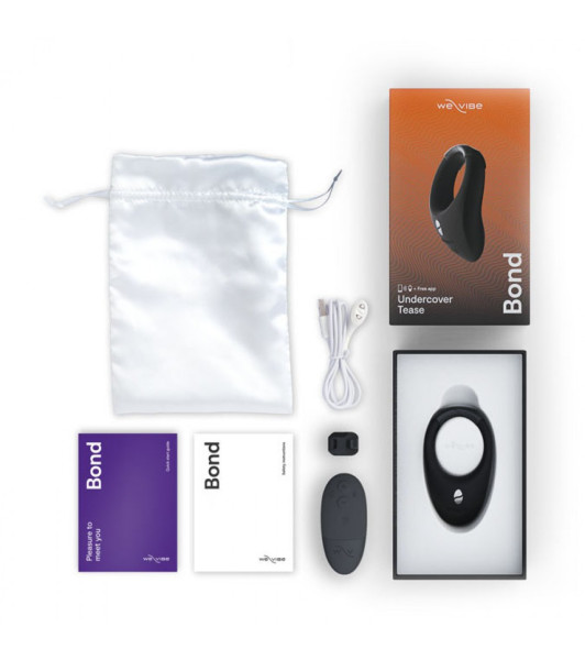 Erection vibroring Bond We-Vibe with app control and remote control, black - 4 - notaboo.es