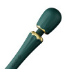 Vibrator microphone Zalo Kyro Wand with nozzles, green, 29 x 5.3 cm - 2 - notaboo.es