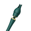 Vibrator microphone Zalo Kyro Wand with nozzles, green, 29 x 5.3 cm - 4 - notaboo.es