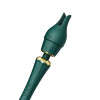 Micrófono vibrador Zalo Kyro Wand con boquillas, verde, 29 x 5,3 cm - 4 - notaboo.es