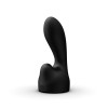 Vibrator microphone Zalo Kyro Wand with nozzles, black, 29 x 5.3 cm - 5 - notaboo.es