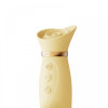Rabbit vibrator Zalo Rabbit Thruster, with vacuum clitoral stimulation and heating, yellow - 2 - notaboo.es