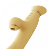 Rabbit vibrator Zalo Rabbit Thruster, with vacuum clitoral stimulation and heating, yellow - 4 - notaboo.es