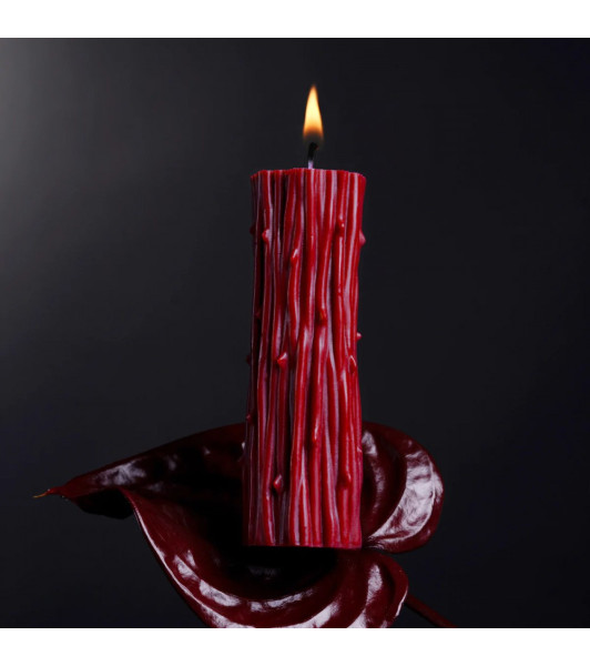 Candle low temperature UPKO Burning Thorn, red, 158 g - notaboo.es