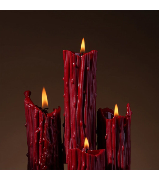 Candle low temperature UPKO Burning Thorn, red, 158 g - 5 - notaboo.es