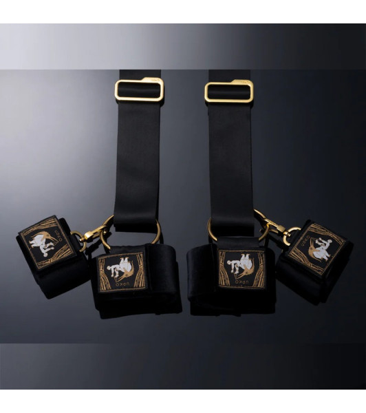 UPKO locking system with belt and cuffs, black - 7 - notaboo.es