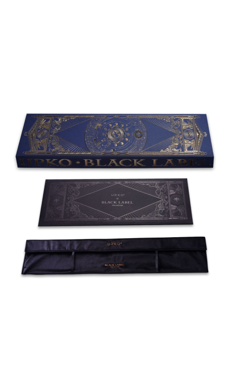 <p>Stack of Italian leather UPKO Black Label Collection<br></p>