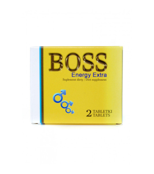 Boss Energy tablets for strengthening erection and orgasm, 2 pcs. - notaboo.es