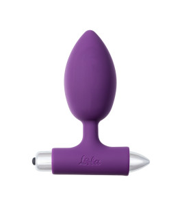 Vibrating butt plug Lola games, off center of gravity, purple, 11 x 4 cm - notaboo.es