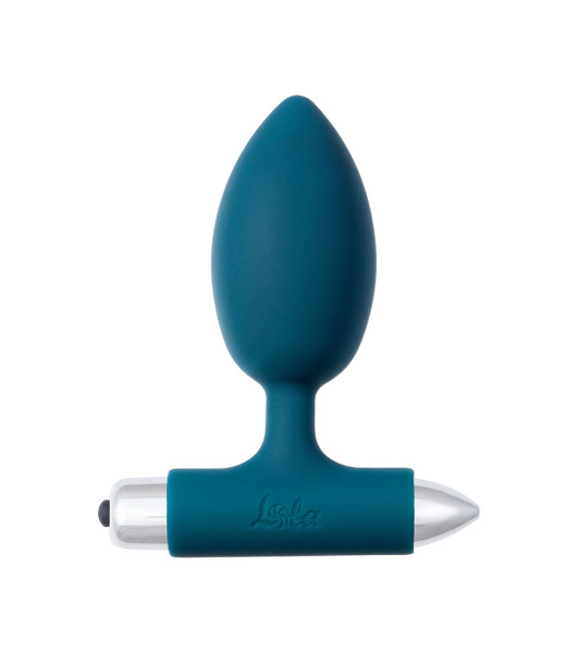 Vibrating anal plug Lola games, off center of gravity, black, 11 x 4 cm - notaboo.es