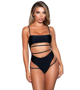 S Be Wicked swimsuit with stripes, black - notaboo.es