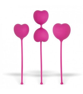 Set of Lovelife OhMiBod vaginal balls, pink, 3 pcs. - notaboo.es