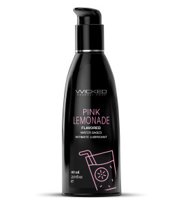 Oral lubricant with pink lemonade flavor Wicked, 60 ml - notaboo.es