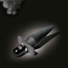 Anal plug with vibration Fifty Shades of Grey, silicone, black, 14 x 3.2 cm - 4 - notaboo.es