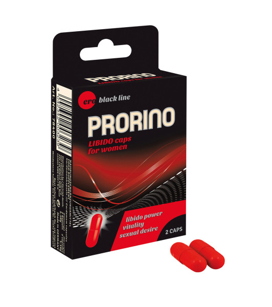 Prorino Hot - stimulating capsules for women, 2 tabl - notaboo.es