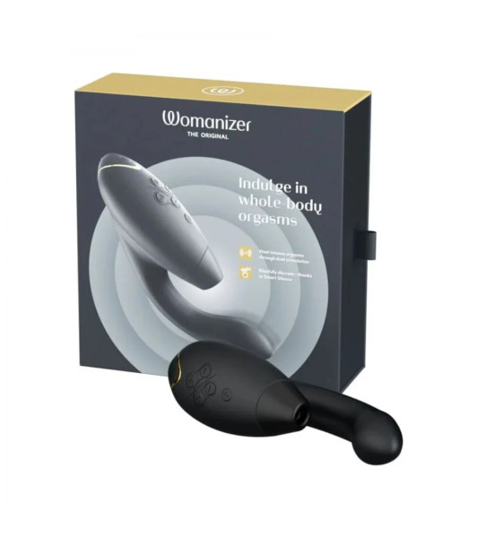 Vibrador-estimulador sin contacto Womanizer Duo 2 Negro - notaboo.es