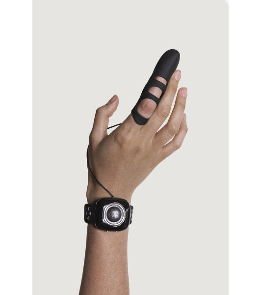 Touché Adrien Lastic dedo vibrador L, negro, 8,9 x 2,2 cm - 5 - notaboo.es