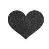 Bijoux Indiscrets Adhesivos para pezones Flash en forma de corazón, negro - 3 - notaboo.es