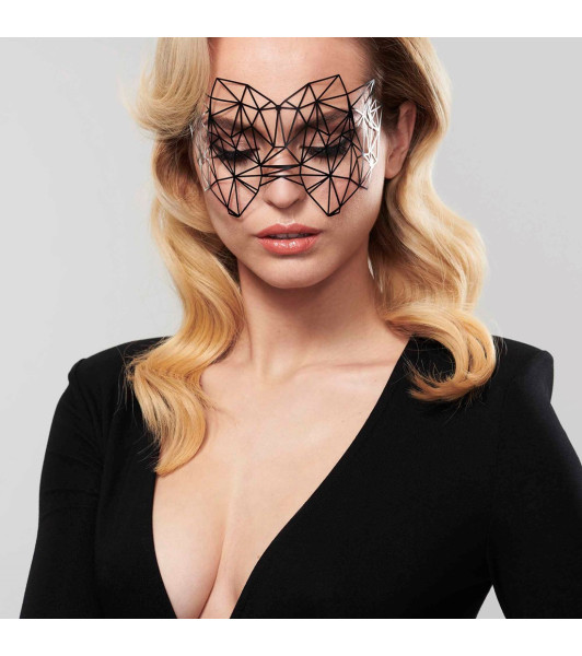 Bijoux Indiscrets Kristine self adhesive vinyl mask, black - 4 - notaboo.es