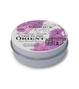 Pomegranate and white pepper scented massage candle Petits JouJoux Orient, 43 ml - notaboo.es