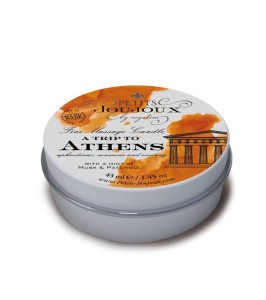 Musk and patchouli scented massage candle Petits JouJoux Athens, 43 ml - notaboo.es