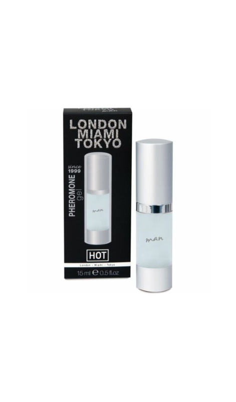 <p>Pheromone gel for men HOT LONDON - MIAMI - TOKYO, 15 ml<br></p>