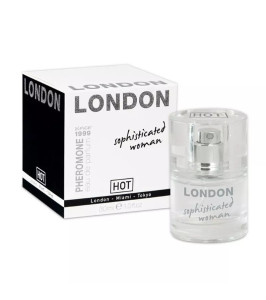 Perfume con feromonas para mujer HOT LONDON mujer sofisticada, 30 ml - notaboo.es