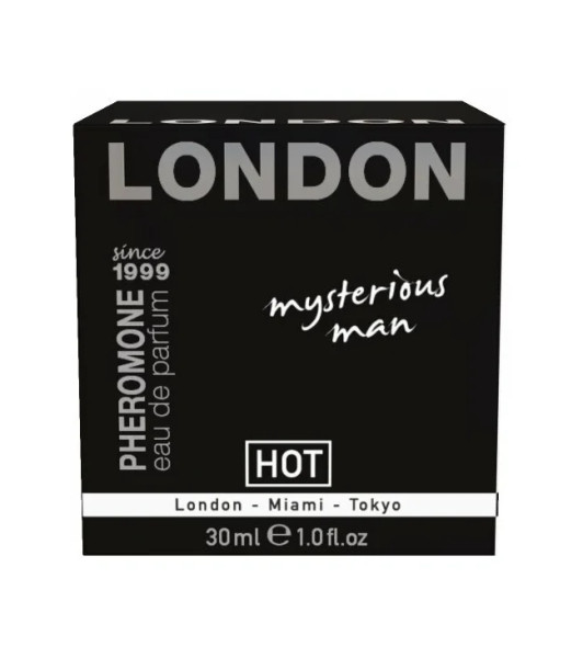Perfume with pheromones for men HOT LONDON mysterious man, 30 ml - 1 - notaboo.es