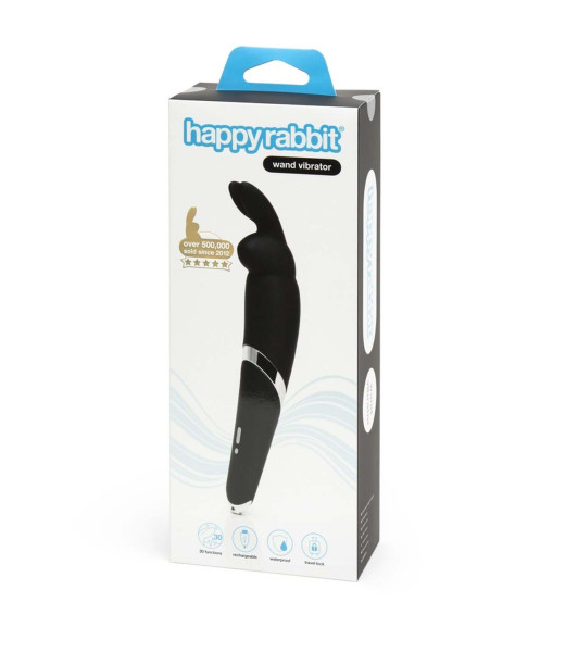 Vibrator Happy Rabbit Wand Black by Lovehoney - 4 - notaboo.es