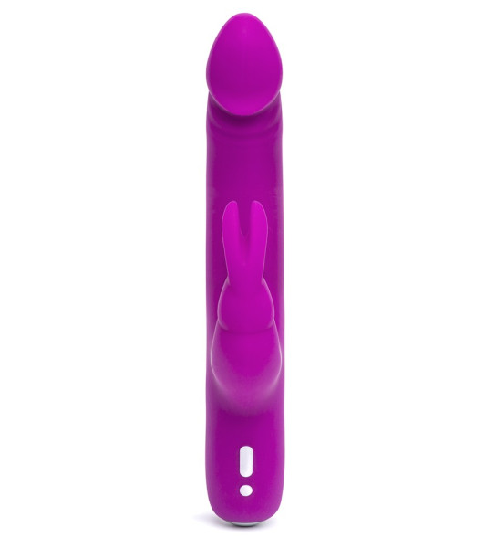 Conejo vibrador Happy Rabbit violeta, 22,5 x 3,5 cm - 1 - notaboo.es