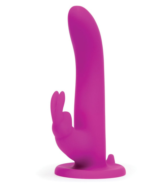 Vibrostrapon-rabbit con bragas Happy Rabbit violeta, 17.8 x 3.2 cm - 2 - notaboo.es