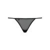 Thong with decoration on the back Obsessive black, L/XL - 3 - notaboo.es