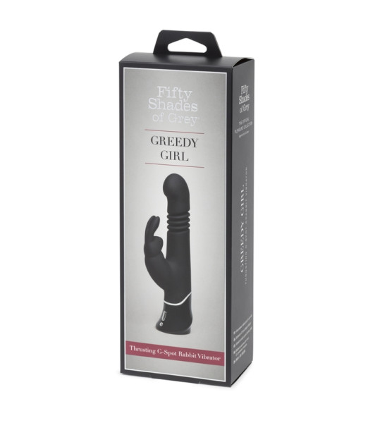 Fifty Shades of Grey Greedy Girl Rechargeable Thrusting G-Spot Rabbit Vibrator - 14 - notaboo.es