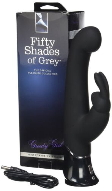 <p>Cincuenta sombras de Grey EXISTENTE Greedy Girl Recargable G-Spot Conejo Vibrador<br></p>