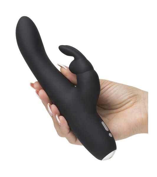 Fifty Shades of Grey Greedy Girl Rechargeable Slimline Rabbit Vibrator - 10 - notaboo.es