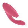 Vacuum clitoris stimulator with vaginal vibrator Womanizer Duo Raspberry - 2 - notaboo.es