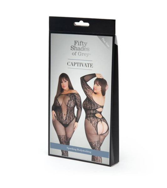 Fifty Shades of Grey Captivate Spanking Bodystocking, Plus Size - 4 - notaboo.es