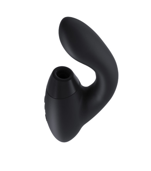 Vacuum clitoris stimulator with vaginal vibrator Womanizer Duo Black - 2 - notaboo.es