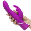 Conejo vibrador Happy Rabbit morado, 25,4 x 3,5 cm - 3 - notaboo.es