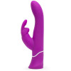 Conejo vibrador Happy Rabbit morado, 25,4 x 3,5 cm - 1 - notaboo.es