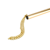 Scourge with golden handle Roomfun black, 75 cm - 2 - notaboo.es
