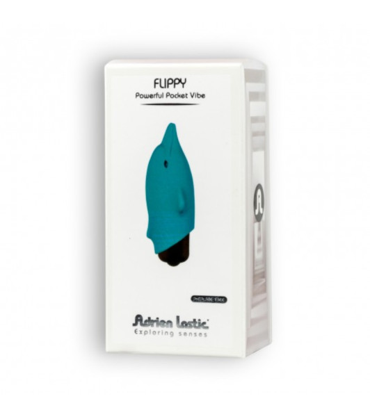 Mini Vibrador Flippy de Adrien Lastic Azul 7.5 x 2.5cm - 5 - notaboo.es