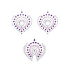 Flamboyant · Joyería de piel Violeta y rosa - 1 - notaboo.es