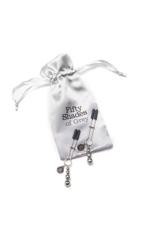 <p>The Pinch Adjustable Nipple Clamps Fifty Shades of Grey</p>