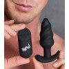 Vibrated anal plug ¡Bang! with remote control, black - 6 - notaboo.es