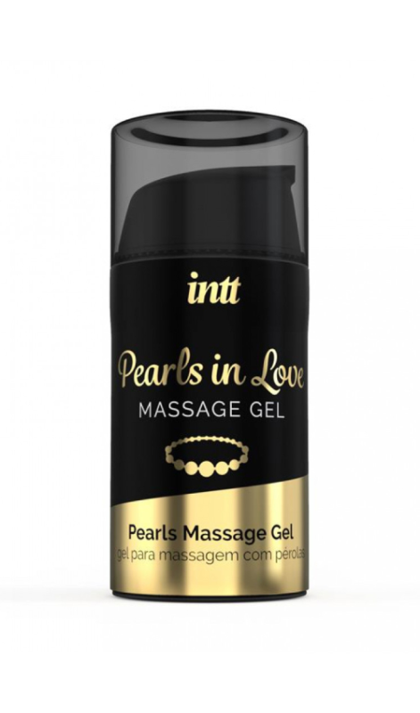 Massage gel with pearl necklace