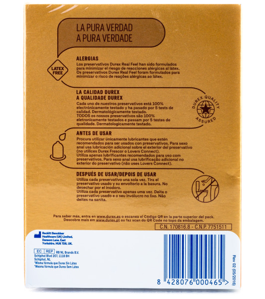 Condoms Durex Real Feel 24 Uds - 1 - notaboo.es