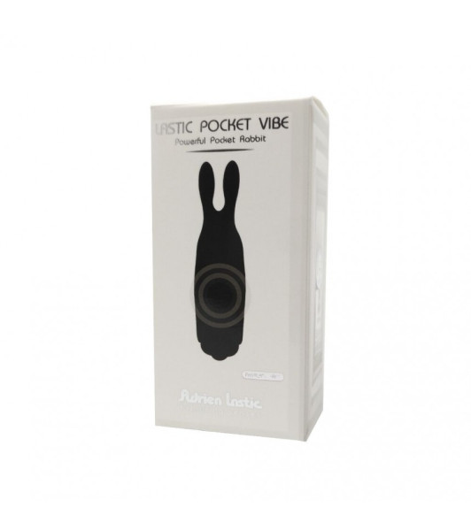 Mini Vibrador Lastick Pocket Vibe de Adrien Lastic negro 8,5 x 2,3 cm - 1 - notaboo.es